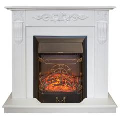 Fireplace Realflame Dominica WT Majestic LUX BL AG