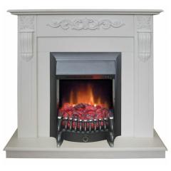 Fireplace Realflame Dominica WT с Fobos s Lux BL