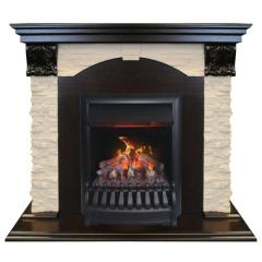 Fireplace Realflame Dublin Lux AO с Oregan 3D
