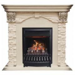 Fireplace Realflame Dublin Lux 3D Oregan сланец/бежевый с патиной
