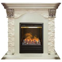 Fireplace Realflame Dublin Lux WT с Olympic 3D