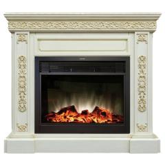 Fireplace Realflame Ekaterina WT с Moonblaze LUX BL