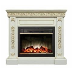 Fireplace Realflame Ekaterina WT с Moonblaze LUX BR