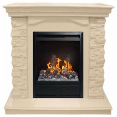 Fireplace Realflame Elford 3D Olympic сланец/бежевый с патиной