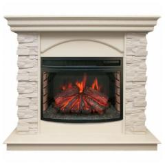 Fireplace Realflame Elford Firefield 25 S IR сланец/бежевый с патиной
