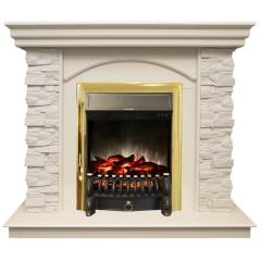 Fireplace Realflame Elford WT с Fobos Lux BR S