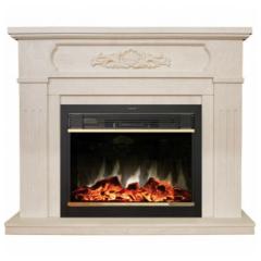 Fireplace Realflame Malta Moonblaze Lux Brass