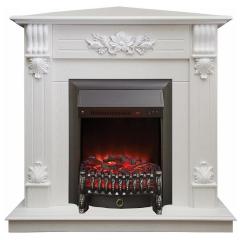 Fireplace Realflame Ottawa Corner WT с Fobos Lux BL S