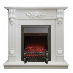 Fireplace Realflame Ottawa WT с Fobos Lux S BL