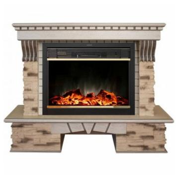 Fireplace Realflame Sorento Moonblaze Lux Brass 