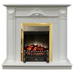 Fireplace Realflame Stefania Fobos Lux Brass