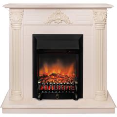 Fireplace Realflame Stefania WT с Fobos s Lux BL черный
