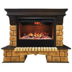 Fireplace Realflame Stone Brick 26 AO Helios-S 26 3D