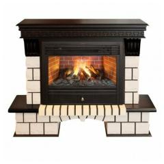 Fireplace Realflame Stone 26 AO 3D-очагами Novara 26