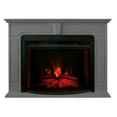 Fireplace Realflame Theodor 33 WT FireSpace 33 SIR Грей софт