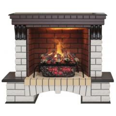 Fireplace Realflame Country 26 AO Brick Silva Log 3D