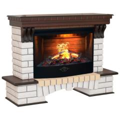 Fireplace Realflame Elford Corner AO Helios 3D