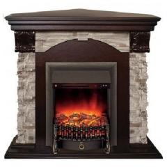 Fireplace Realflame Dublin ROCK Corner STD/EUG 24 AO Fobos s Lux BL/BR Majestic s Lux BL/BR