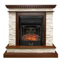 Fireplace Royal Flame Calgary дуб/Majestic FX M Black