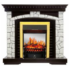 Fireplace Royal Flame Fobos FX M Brass Glasgow