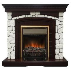 Fireplace Royal Flame Glasgow Fobos FX M Brass
