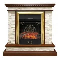 Fireplace Royal Flame Majestic FX M Brass Calgary дуб/бежевый