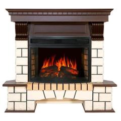 Fireplace Royal Flame Pierre Luxe corner Dioramic 25 LED FX