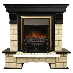 Fireplace Royal Flame Pierre Luxe Fobos Brass