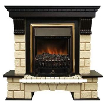 Fireplace Royal Flame Pierre Luxe Fobos Brass 