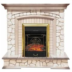 Fireplace Royal Flame Preston Majestic FX Brass