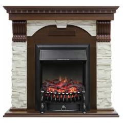 Fireplace Royal Flame Dublin Fobos FX Brass