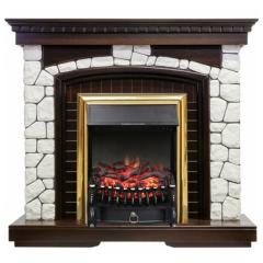 Fireplace Royal Flame Glasgow Fobos FX Brass
