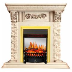 Fireplace Royal Flame Luxemburg Fobos FX M Brass
