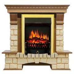 Fireplace Royal Flame Pierre luxe Fobos FX Brass