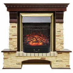 Fireplace Royal Flame Pierre Luxe Majestic FX Brass