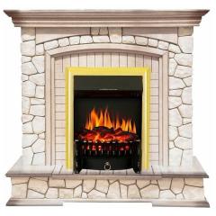 Fireplace Royal Flame Preston Fobos FX Brass