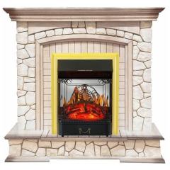 Fireplace Royal Flame Preston Majestic FX M Brass