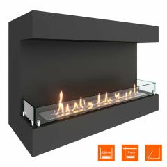 Fireplace Steelheat GRAND 1000 Стекло