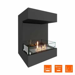Fireplace Steelheat GRAND 500 Стекло Стемалит