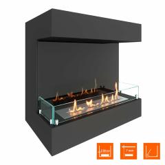 Fireplace Steelheat GRAND 700 Стекло Стемалит