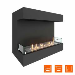 Fireplace Steelheat GRAND 800 Стекло