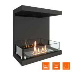Fireplace Steelheat 500 Стекло Стемалит