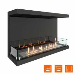 Fireplace Steelheat 800 Стекло Стемалит
