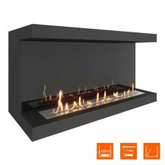 Fireplace Steelheat LONG 1000 Стемалит