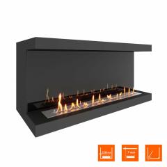 Fireplace Steelheat LONG 1100 Стемалит