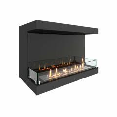 Fireplace Steelheat LONG 800 Стекло Стемалит