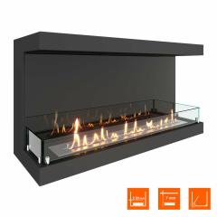 Fireplace Steelheat ONE 1000 Стекло Стемалит