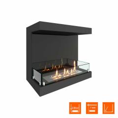 Fireplace Steelheat ONE 600 Стекло Стемалит