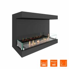 Fireplace Steelheat ONE 800 Стекло Стемалит
