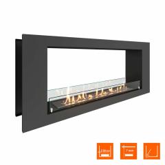 Fireplace Steelheat LONG 1200 Стекло